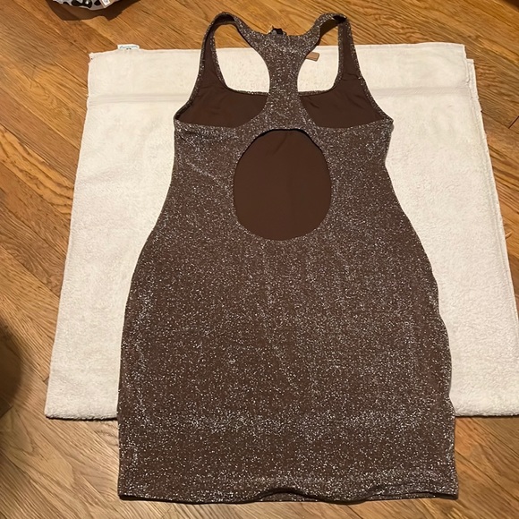 skims metallic dress Melina_Smith on LTK